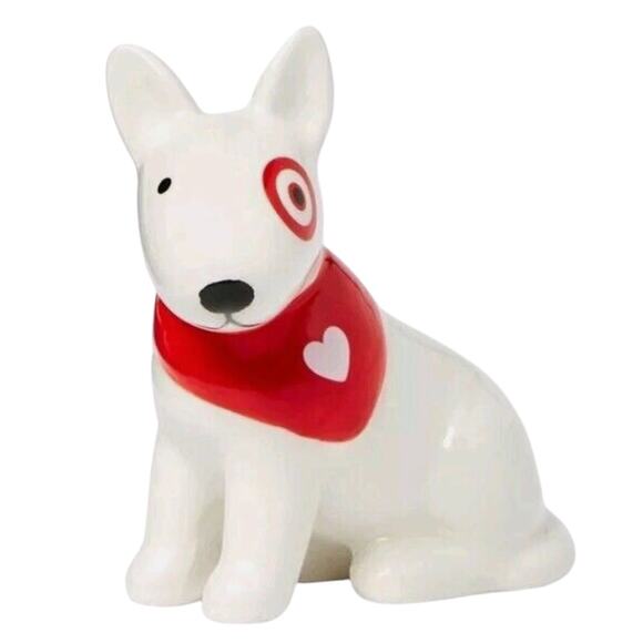 Target Valentine's Day 2025 Ceramic Bullseye Dog Figurine 3.5in Spritz NEW - Picture 7 of 8